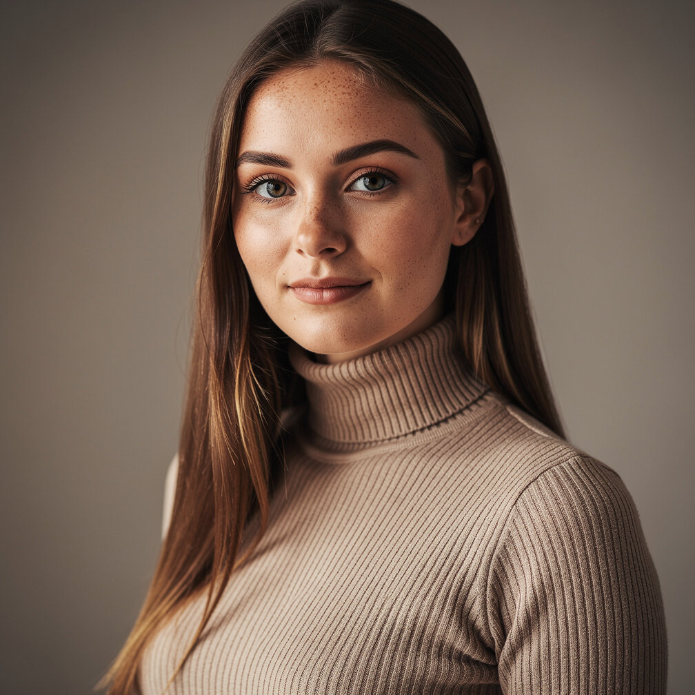 Portrait of a young Danish female portrait photographer