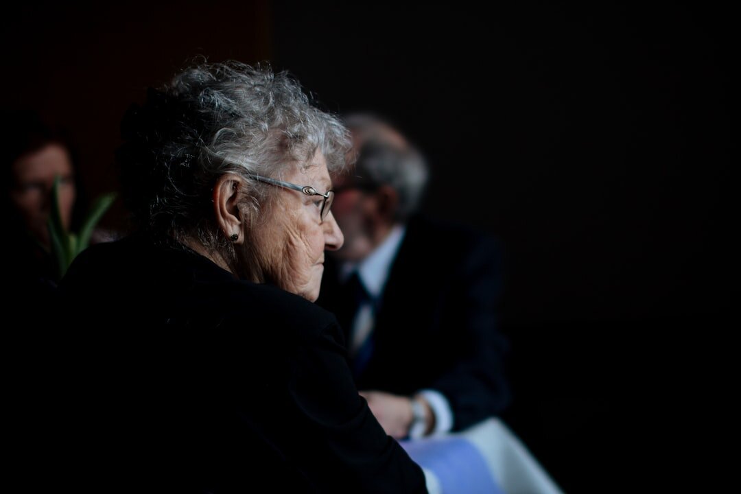 elderly danish woman telling story