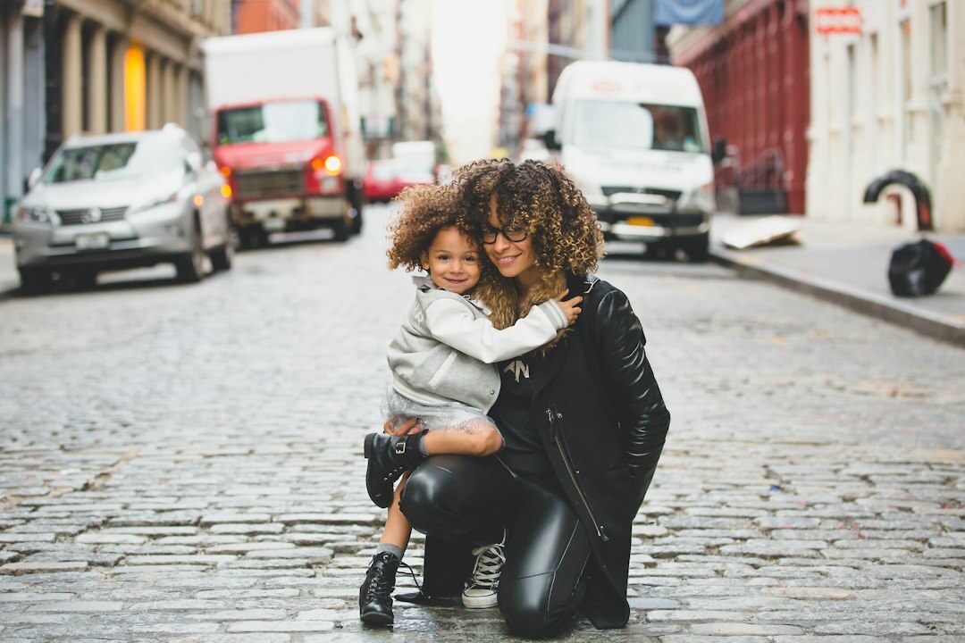 young mother with child